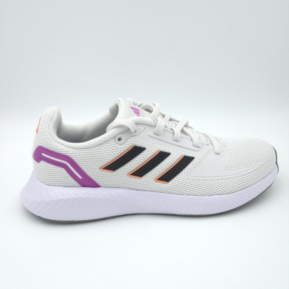 Adidas RUNFALCON 2.0 Crystal White Purple running shoes GV9575 - Picture 1 of 9